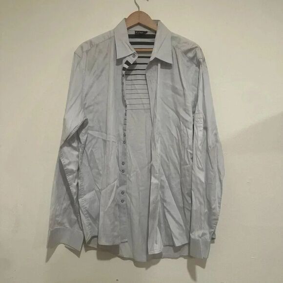 7 Diamonds Men’s Pale Blue Dress Work Button Down Long Sleeve Size xl - Picture 1 of 4